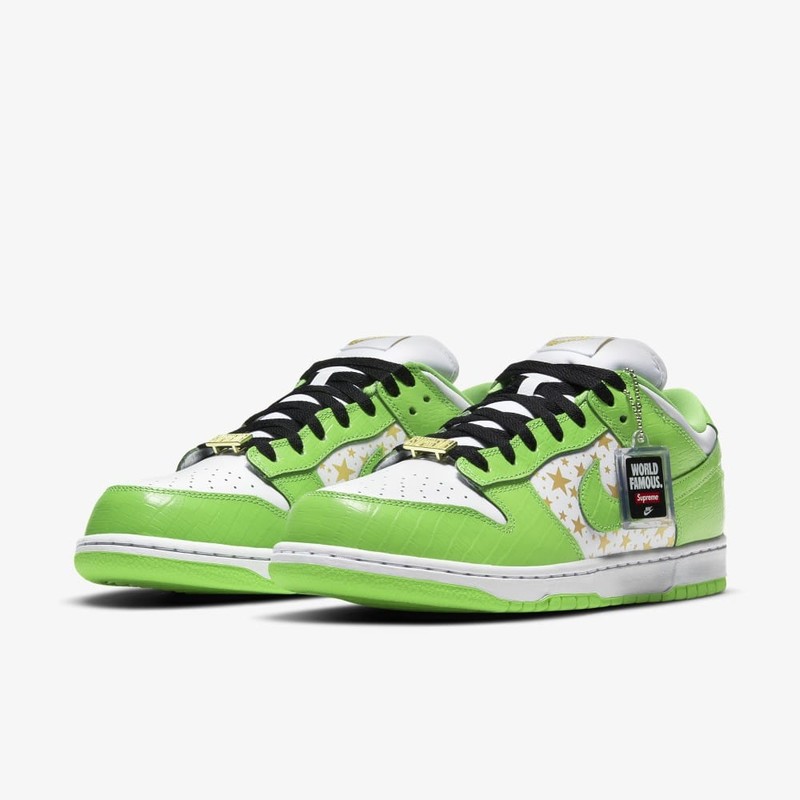 Supreme x Nike SB Dunk Low Green | DH3228-101 | Grailify